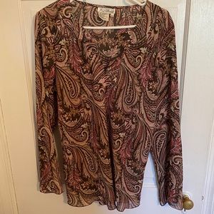 Paisley Tunic Blouse